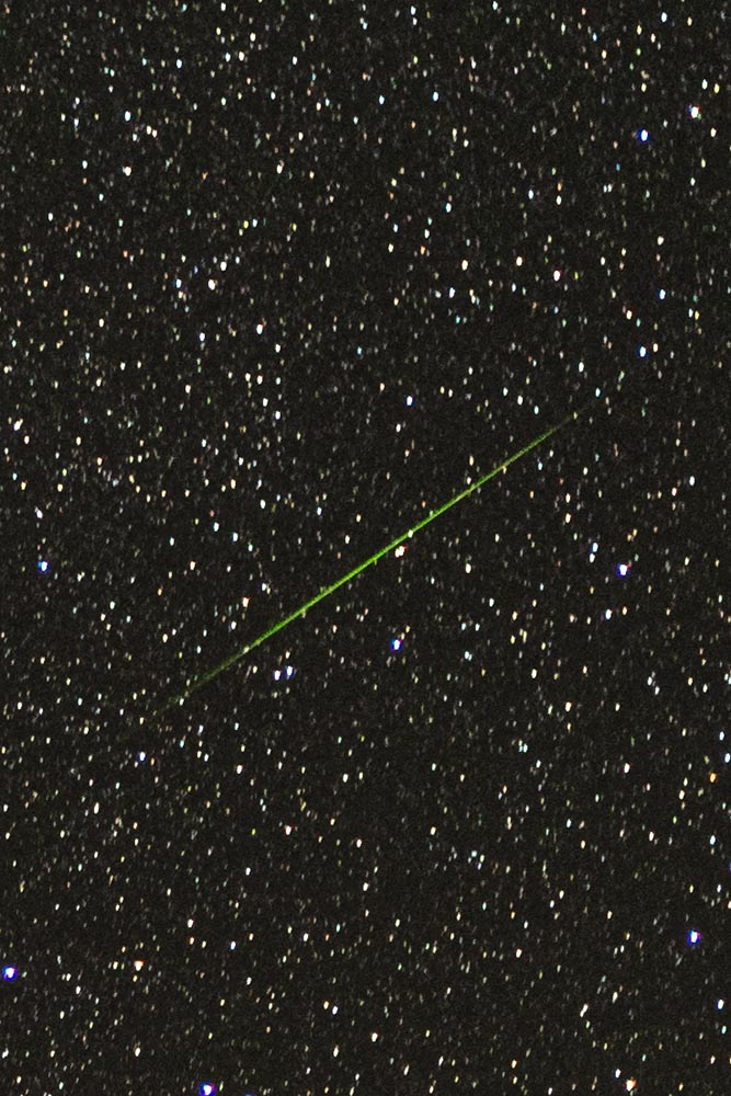 perseides single meteor